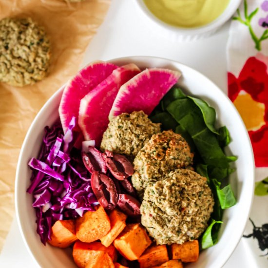 Lentil Falafel Bliss Bowls