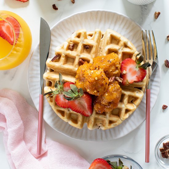 CAULIFLOWER BITES + WAFFLES