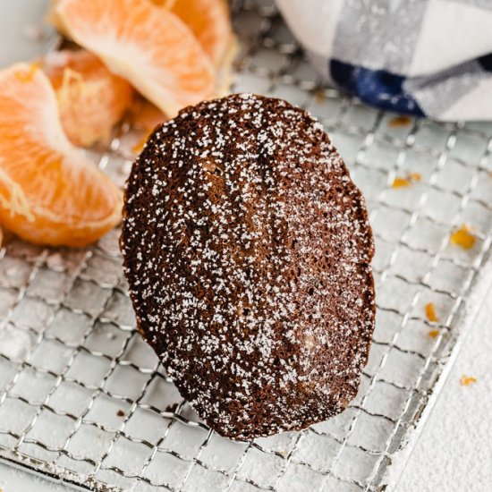 Chocolate Orange Madeleines