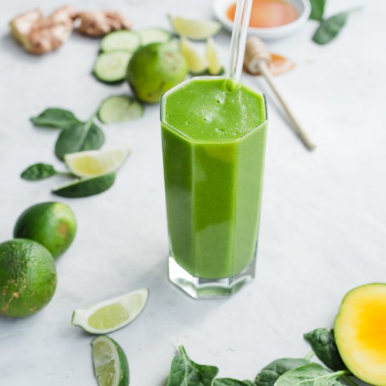 Green Ginger Zinger Smoothie