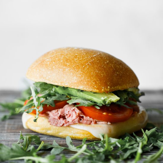 Roast Beef + Arugula Sandwich​