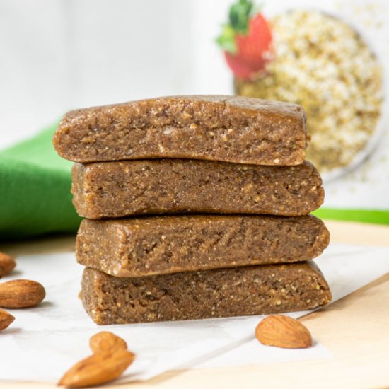 Almond Hemp Heart Bars