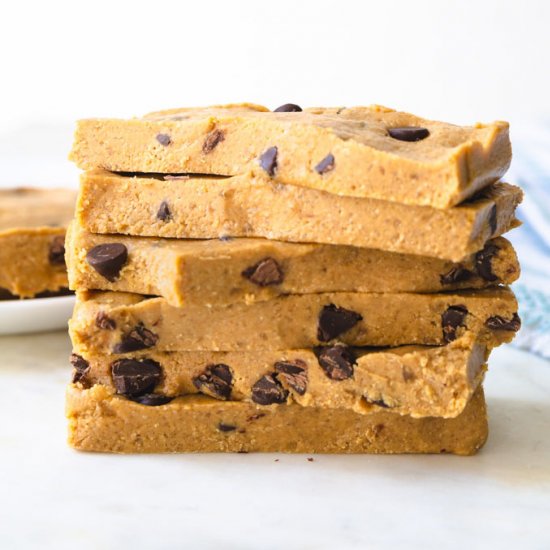 No Bake Cookie Dough Bars