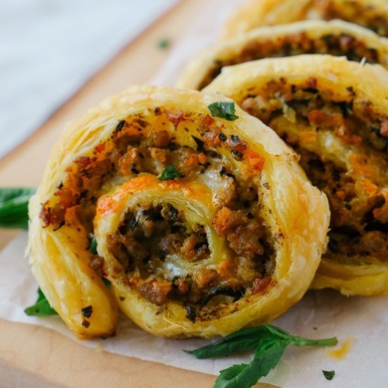 Delicious Sausage Pinwheels