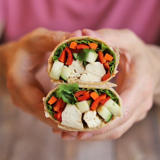 Spring roll tortilla wraps