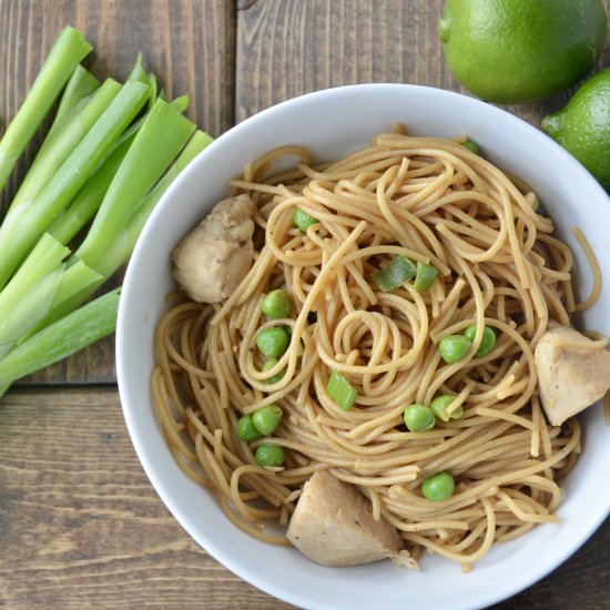 Toasted Sesame Peanut Noodles