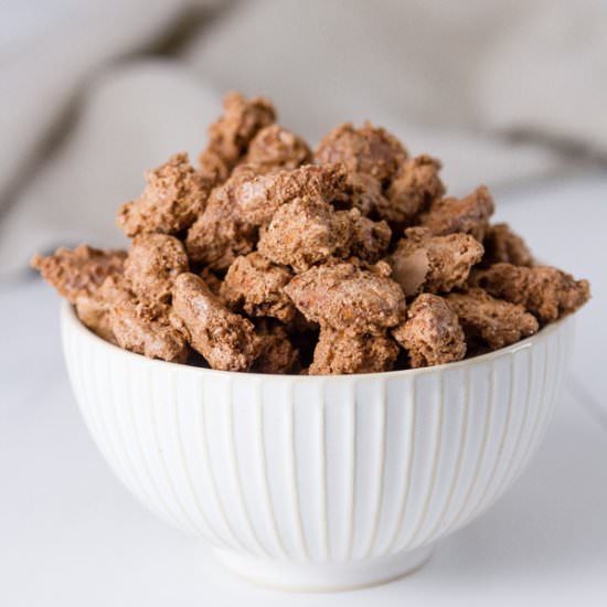 Mocha Candied Almonds