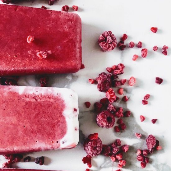 Raspberry Popsicles