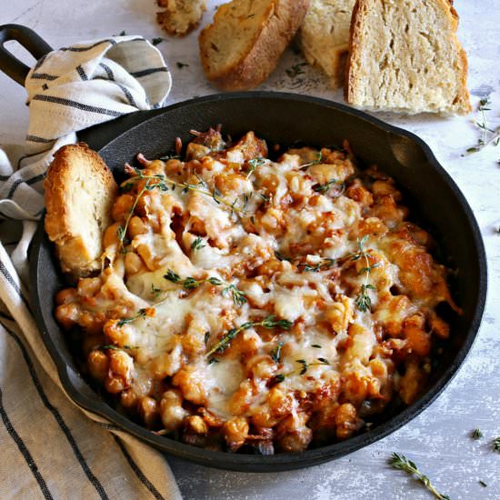 Tomato and Cheese Bean Bake