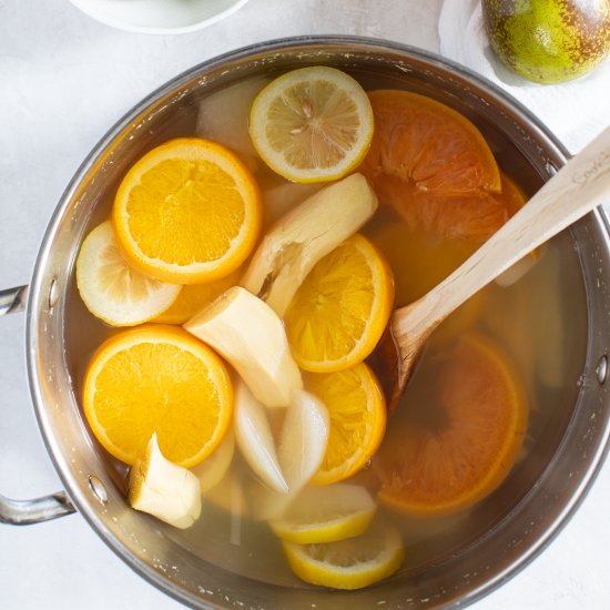 CITRUS PEAR GINGER DETOX TEA