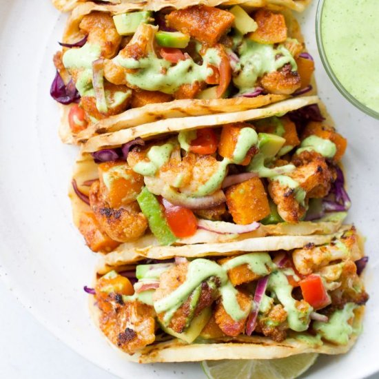 Spicy Cauliflower Tacos