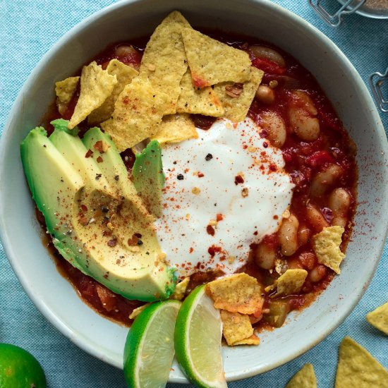 Vegan Chili Sin Carne