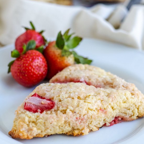 Strawberry and Cream Scones