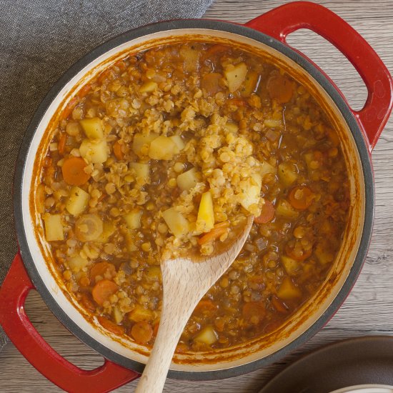 Vegan Red Lentil Soup