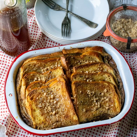 Overnight Toffee French Toast