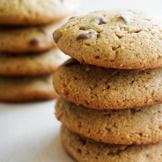 Ragi Oatmeal Choco Chip Cookies