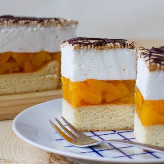 Peach cake