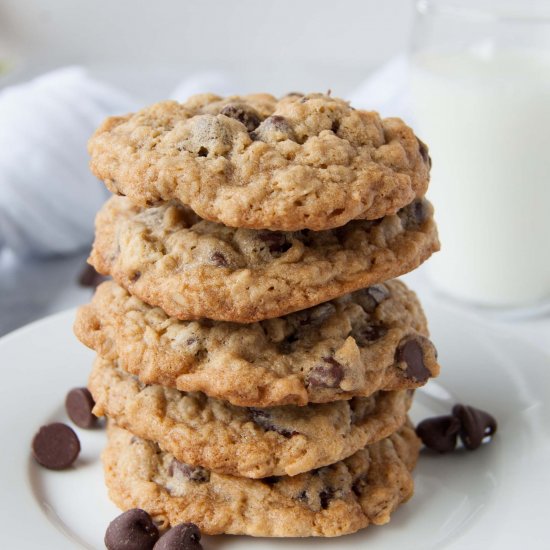 Cherry Chocolate Oatmeal Cookies