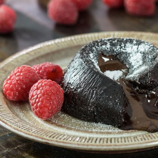 Eggless Choco Lava Cake