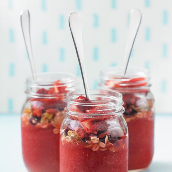 Pomegranate Tea Smoothie Bowl