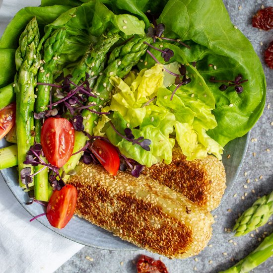 MEDITERRANEAN SESAME POTATO CAKES