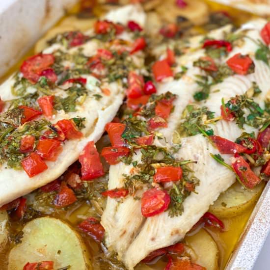 Middle Eastern Grilled Fish