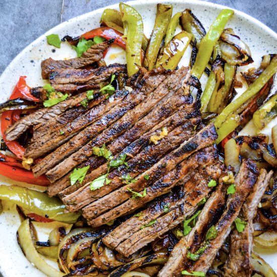 Restaurant Style Steak Fajitas