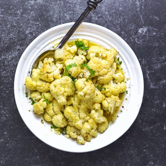 Roasted Cauliflower Salad