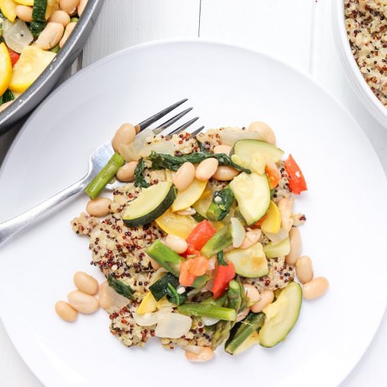 Pesto Quinoa Veggie Bowls