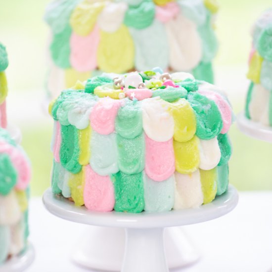 Pink Lemonade Mermaid Cakes