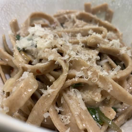 Ramps Pasta with Preserved Lemon