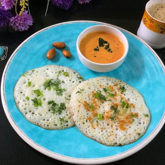 Paneer Uttapam (Indian Pancakes)