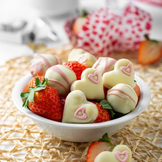 Strawberry truffles