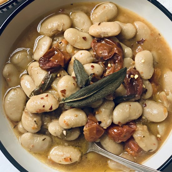 Instant Pot Gigantes Beans