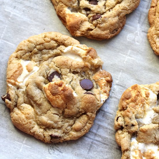 Vegan Gluten Free S’mores Cookies