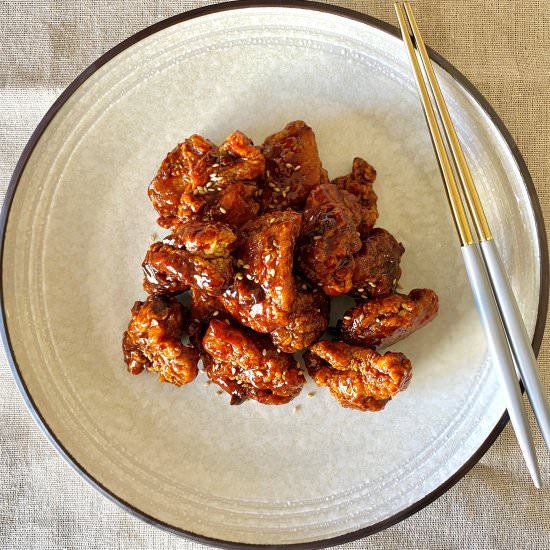 Spicy-Sweet Korean Fried Chicken