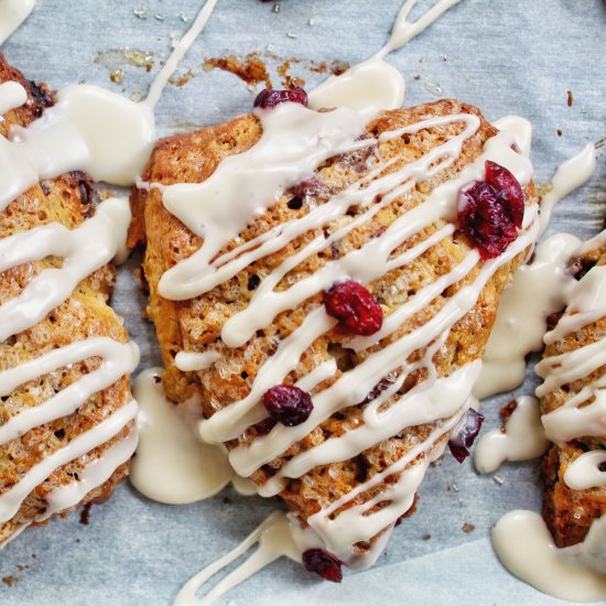 Butter Orange Cranberry Scones