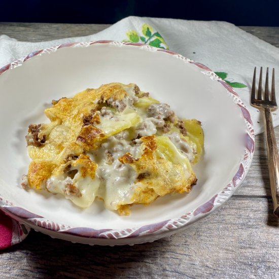 Gluten-Free Beef Scalloped Potatoes