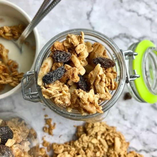 Peanut Butter Granola (oil-free)