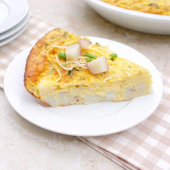 Potato Cheddar Frittata