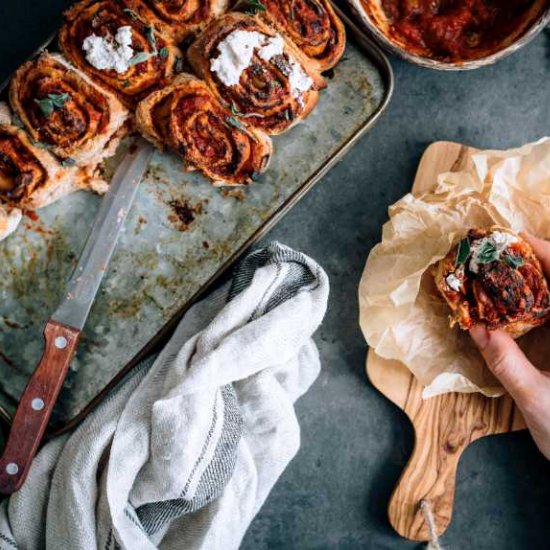 Easy Whole Wheat Pizza Rolls