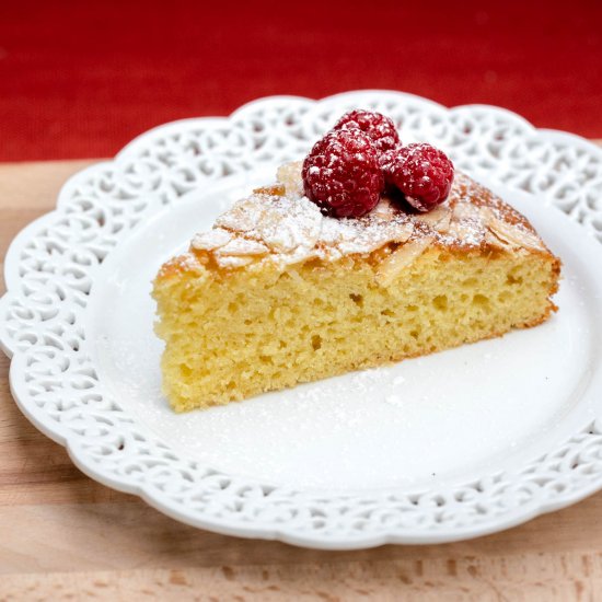 French Yogurt Cake with Almonds