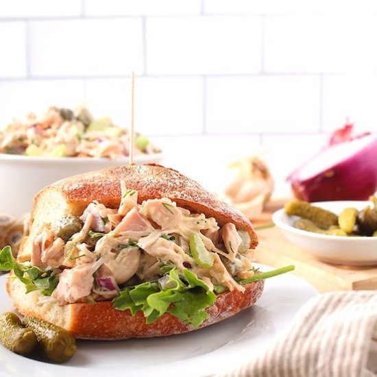 Vegan “Chicken” Salad Sandwich