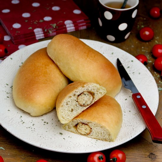 Chicken bread rolls