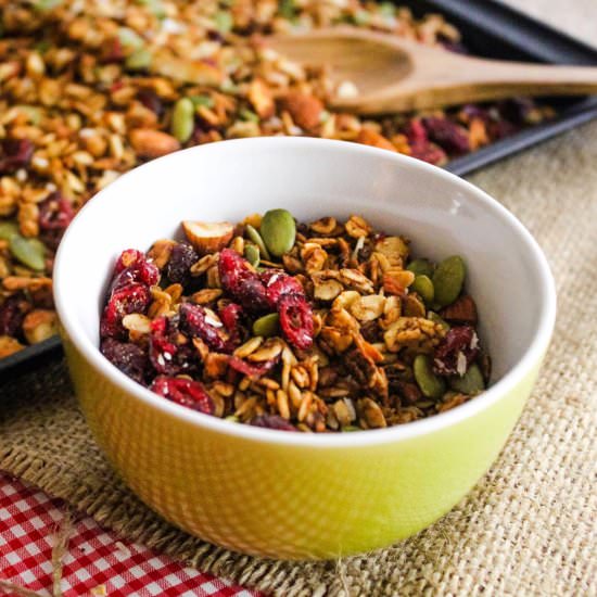 Easy pumpkin spice granola