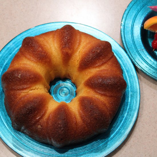 Fuzzy Navel Cake