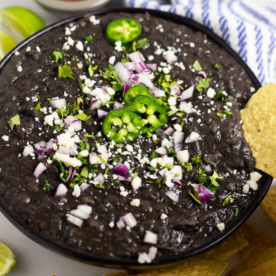 Refried Black Beans