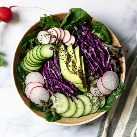 Avocado and Radish Salad