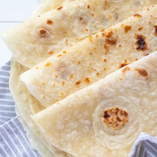 Homemade Flour Tortillas