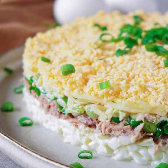 Healthy tuna egg salad recipe